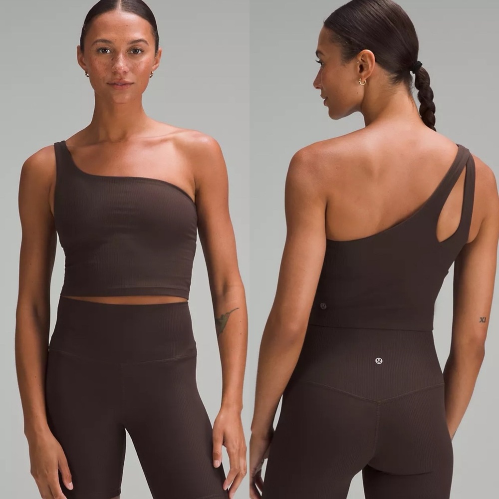Lululemon Ribbed Nulu Asymmetrical Yoga Tank Top